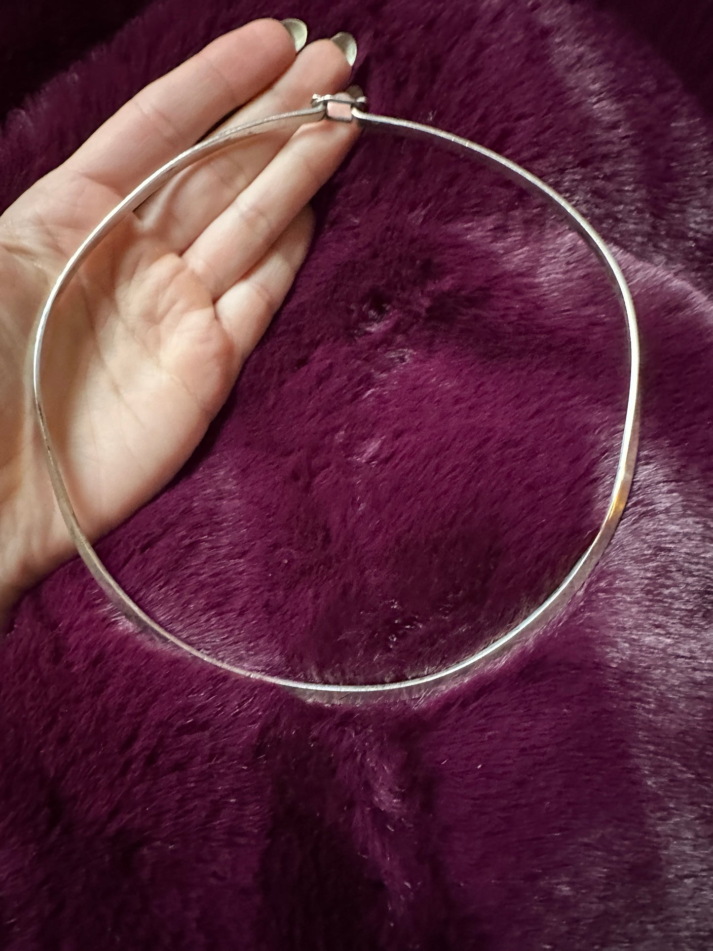 Silver Collar Necklace