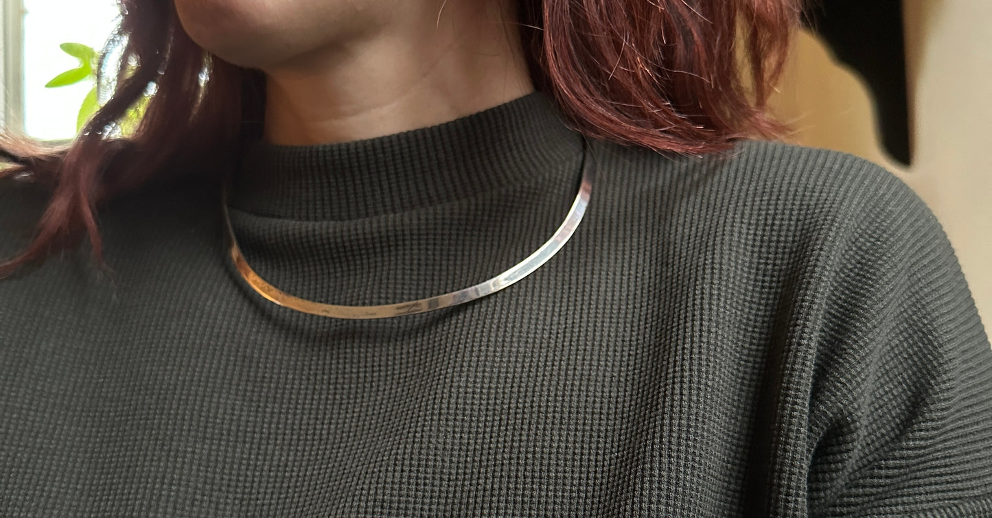 Silver Collar Necklace