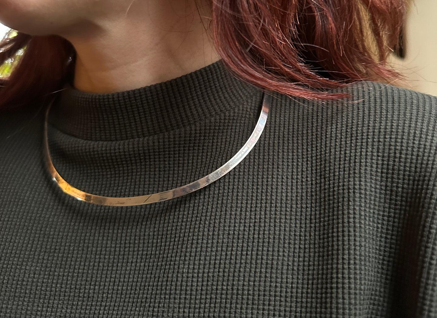 Silver Collar Necklace
