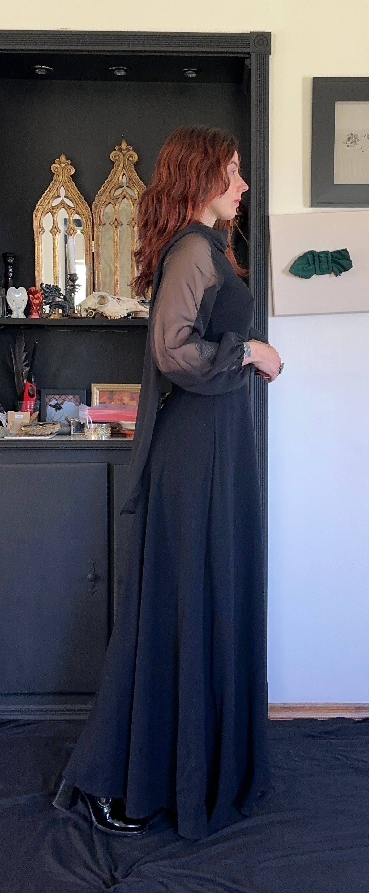 Vintage 70s Witch Gown