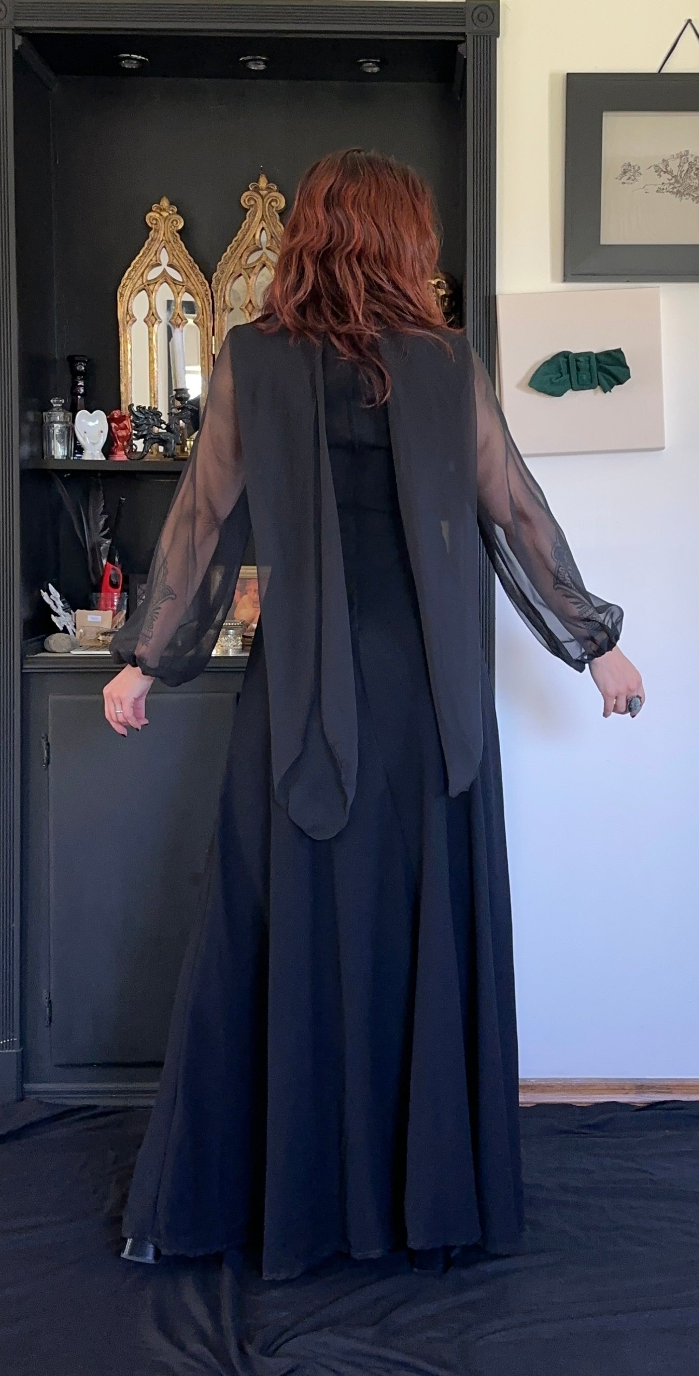 Vintage 70s Witch Gown