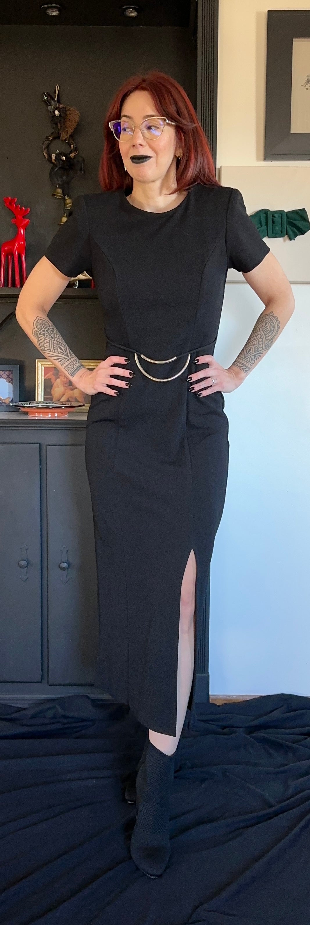 Modern Goth Maxi Dress SZ 4