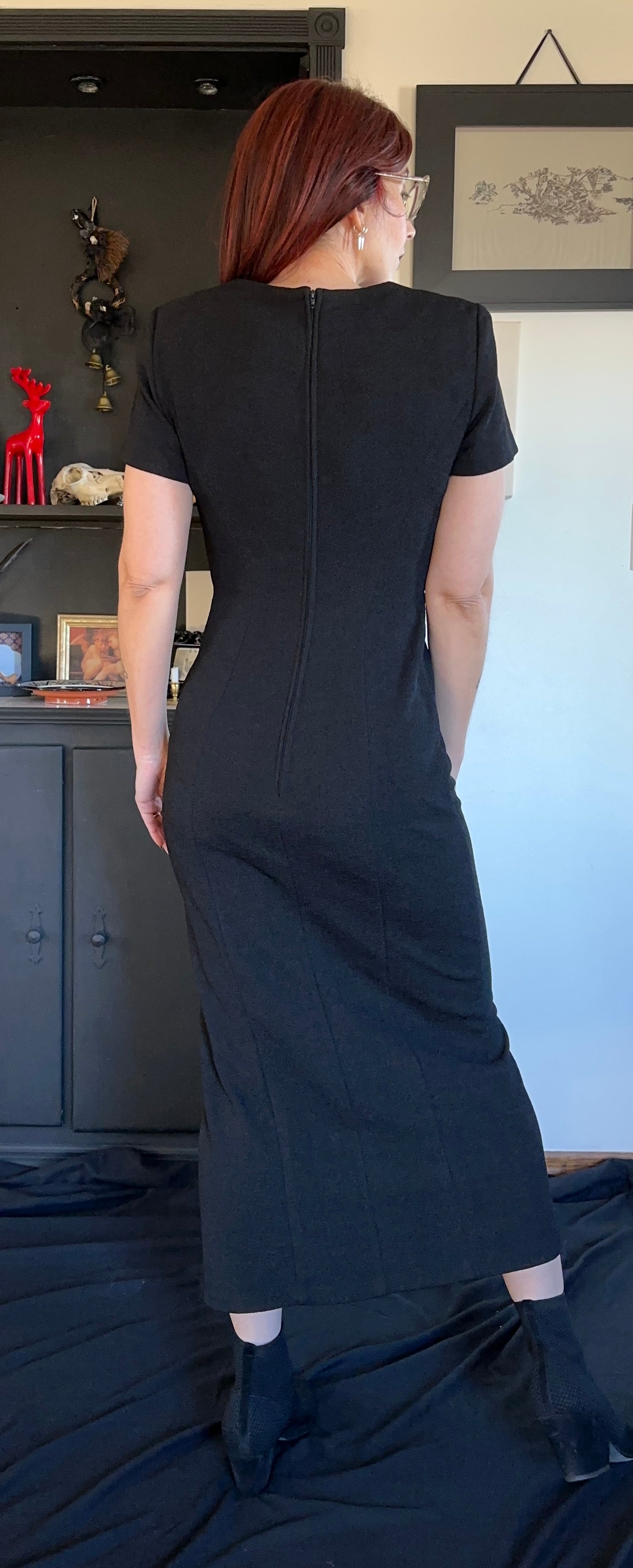 Modern Goth Maxi Dress SZ 4