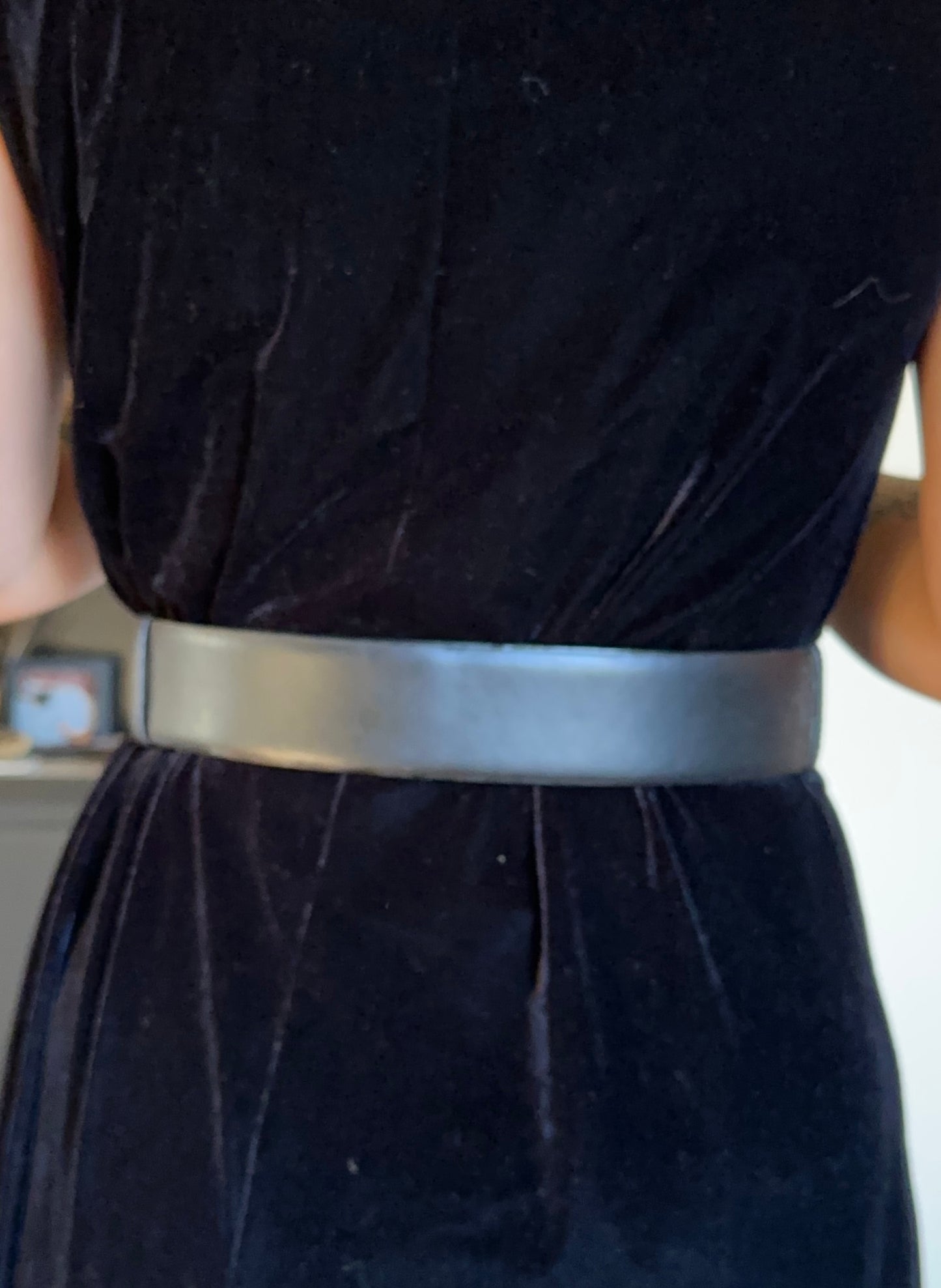Ellen Tracy Adjustable Leather Belt XXS - L